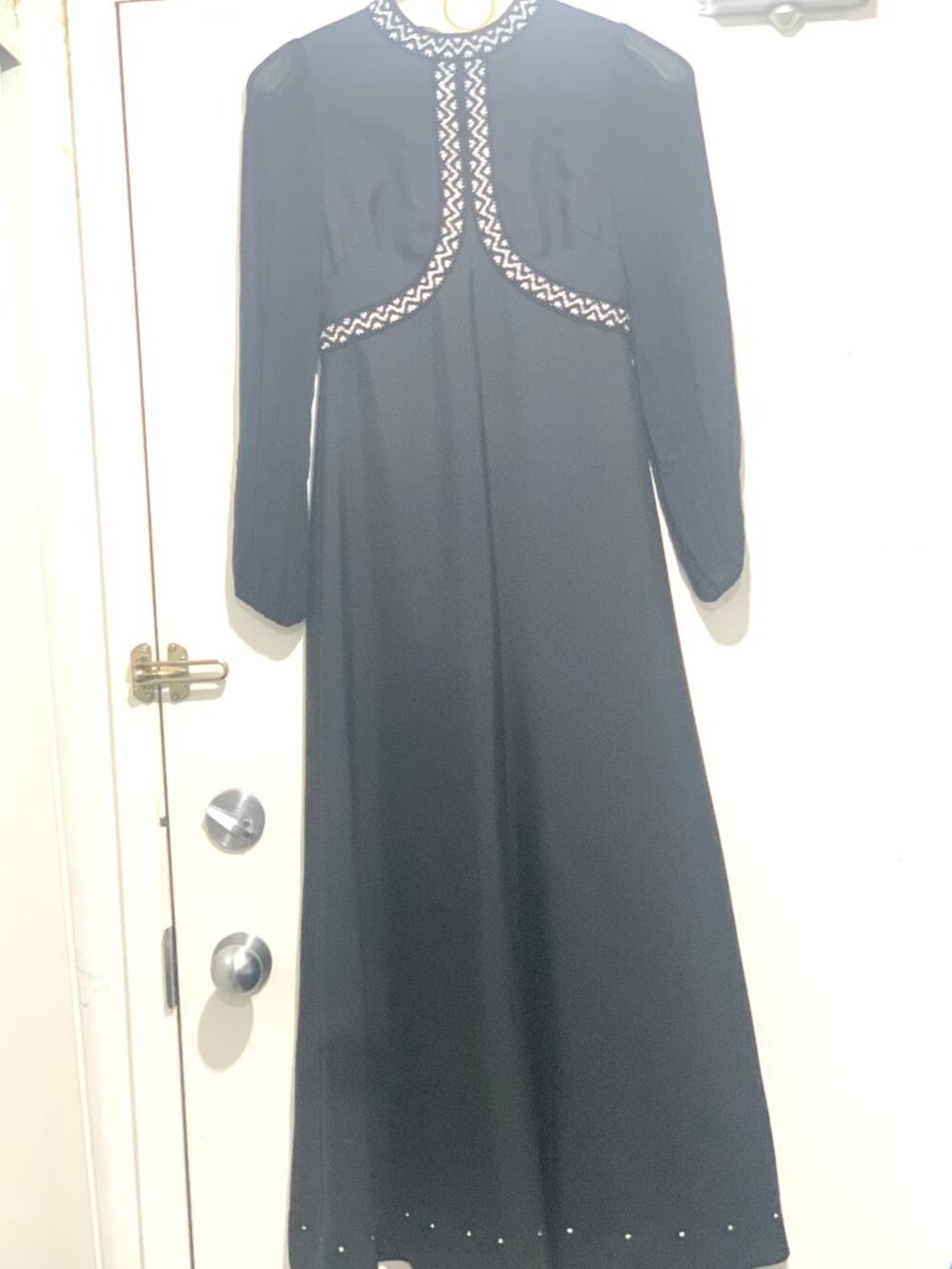 VINTAGE WENDY MADE IN ENGLAND FORMAL MAXI EMBELLISHED EMBROIDERED DRESSES